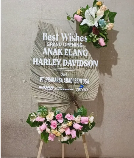 Papan Akrilik Ucapan Grand Opening Banjarnegara